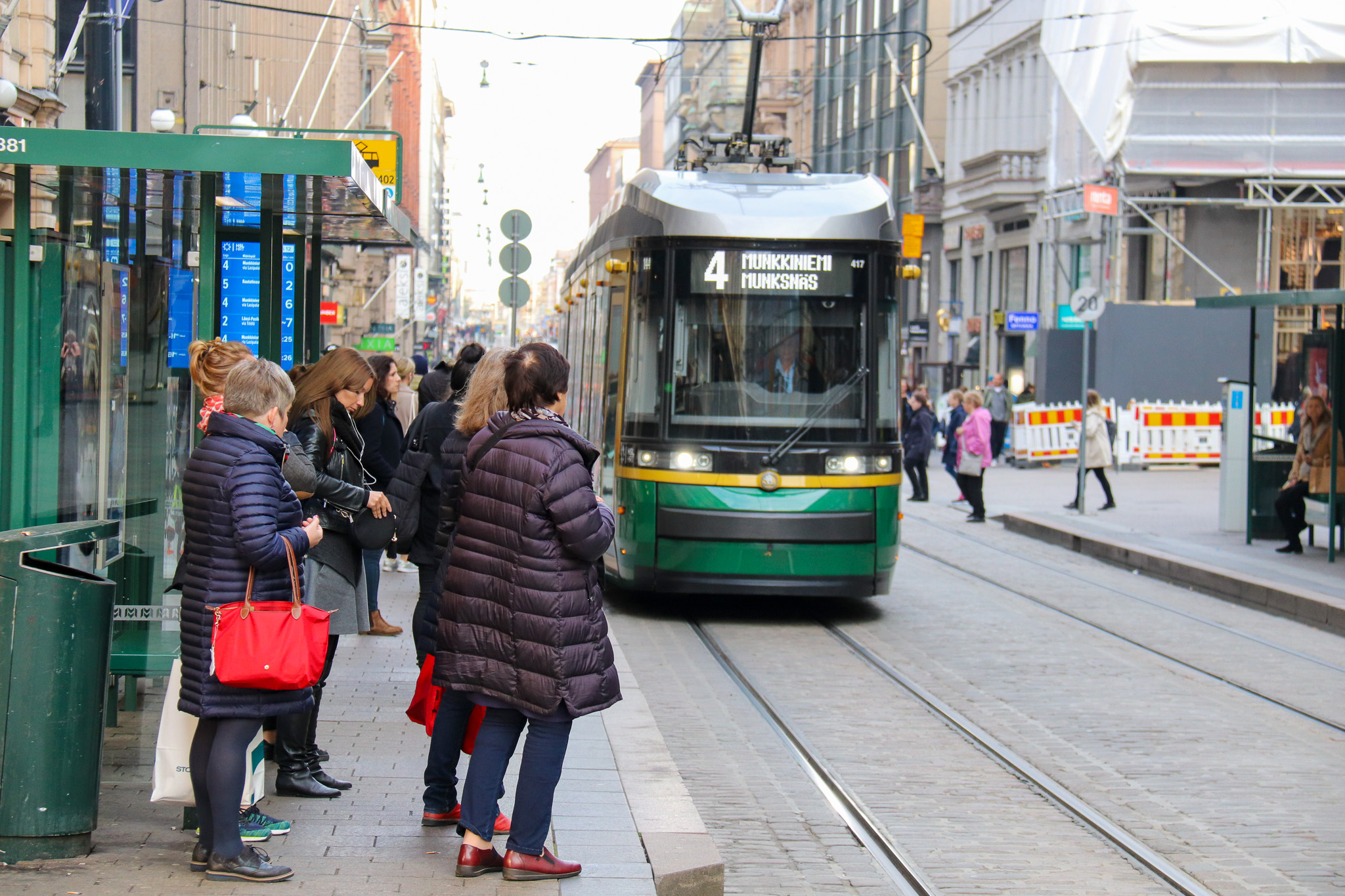 Spårvagn i Helsingfors. 